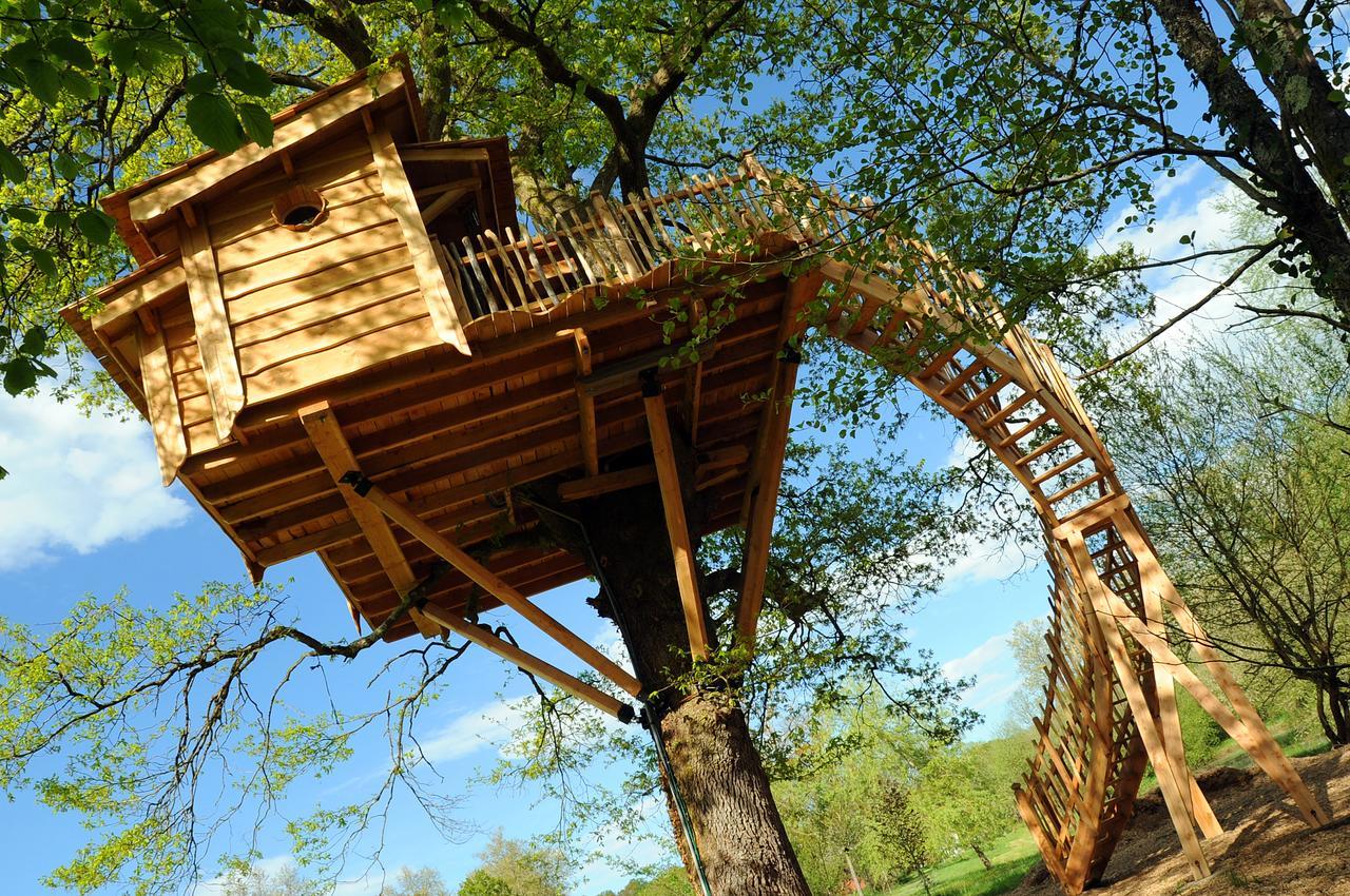 La Cabane Du Vieux Chene Susmiou 외부 사진